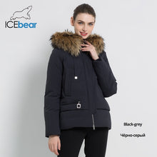 Load image into Gallery viewer, ICEbear 2019 New Winter Fur Collar Women&#39;s Jacket High Quality Warm Coat Stylish Woman Parkas Brand Apparel GWD19062I