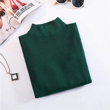 Load image into Gallery viewer, Marwin New-coming Autumn Winter Turtleneck Pullovers Sweaters Primer shirt long sleeve Short Korean Slim-fit tight sweater