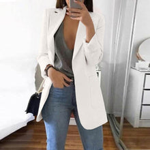 Load image into Gallery viewer, Fanbety 2019 Winter Autumn Women Casual Suit Coat Business Long Sleeve Jacket Outwear Office Ladies fashion plus size Slim  Coat