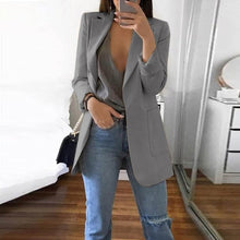 Load image into Gallery viewer, Fanbety 2019 Winter Autumn Women Casual Suit Coat Business Long Sleeve Jacket Outwear Office Ladies fashion plus size Slim  Coat