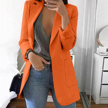 Load image into Gallery viewer, Fanbety 2019 Winter Autumn Women Casual Suit Coat Business Long Sleeve Jacket Outwear Office Ladies fashion plus size Slim  Coat