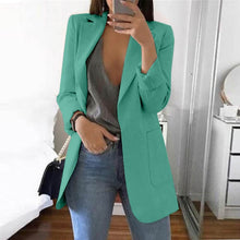 Load image into Gallery viewer, Fanbety 2019 Winter Autumn Women Casual Suit Coat Business Long Sleeve Jacket Outwear Office Ladies fashion plus size Slim  Coat