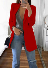 Load image into Gallery viewer, Fanbety 2019 Winter Autumn Women Casual Suit Coat Business Long Sleeve Jacket Outwear Office Ladies fashion plus size Slim  Coat