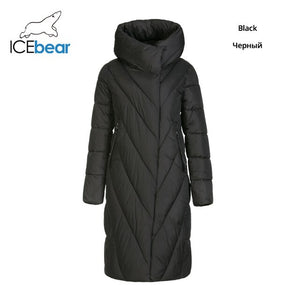 ICEbear 2019 new winter long women's down jacket fashion warm women's jacket brand women's clothing  GWD19149I