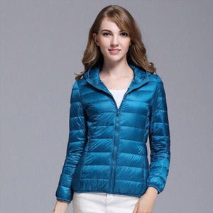 2019 winter ultra light snow waterproof warm jacket for women sexy slim hooded stand collar women short jacket plus bis 5xl