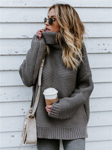 Load image into Gallery viewer, Winter Sweater Women Pullover Turtleneck Knitted Sweater Long Sleeve XL Plus Size Clothes Sueter Mujer Invierno 2019