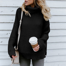 Load image into Gallery viewer, Winter Sweater Women Pullover Turtleneck Knitted Sweater Long Sleeve XL Plus Size Clothes Sueter Mujer Invierno 2019