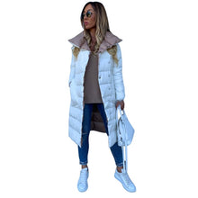 Load image into Gallery viewer, Women Double-sided Coat Winter Warm Long Jacket Casual Solid Colour Ladies Coat Outwear Cotton abrigos mujer invierno 2019 D20