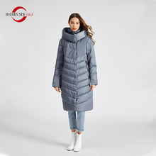 Load image into Gallery viewer, MODERN NEW SAGA 2019 Winter Coat Women Cotton Padded Coat Parka Femme Long Jacket Winter Women Coats And Jackets Winter Russian