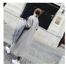 Load image into Gallery viewer, 2019 New Womens Coats Fashion Single Breasted Women Blend Coat Slim Long Wool Coat Spring Autumn Women Wool Coat Hot jackets