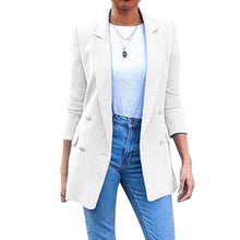 Load image into Gallery viewer, OEAK Spring Autumn Slim Fit Women Pockets Office Work Thin Coat Elegant Business Lady chaquetas mujer invierno 2019