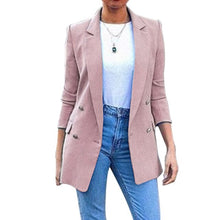 Load image into Gallery viewer, OEAK Spring Autumn Slim Fit Women Pockets Office Work Thin Coat Elegant Business Lady chaquetas mujer invierno 2019