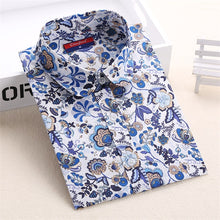 Load image into Gallery viewer, Dioufond Cotton Long Sleeve Women Blouses School Work Office Shirts Casual Tops Ladies Cherry Print Shirt Women Fashion Clothing