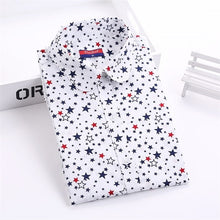 Load image into Gallery viewer, Dioufond Cotton Long Sleeve Women Blouses School Work Office Shirts Casual Tops Ladies Cherry Print Shirt Women Fashion Clothing