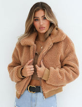 Load image into Gallery viewer, Thefound 2019 New Womens Warm Teddy Bear Hoodie Ladies Fleece Zip Outwear Jacket Oversized Coats